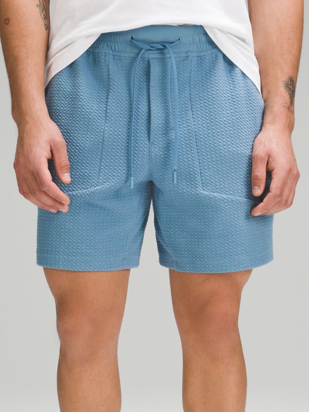 Lululemon Men's At Ease Short 7" - Light Blue